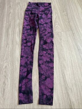 lululemon athletica Purple Tie-Dye Leggings